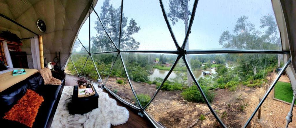 Waterfront Luxury Glamping Dome Hotell Rogersville Exteriör bild