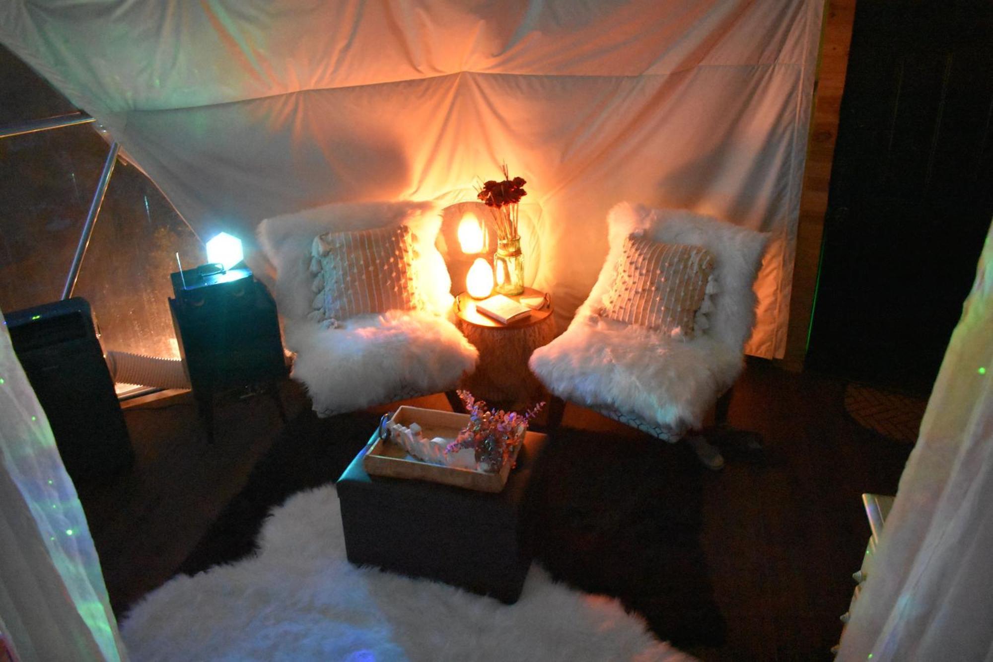 Waterfront Luxury Glamping Dome Hotell Rogersville Exteriör bild